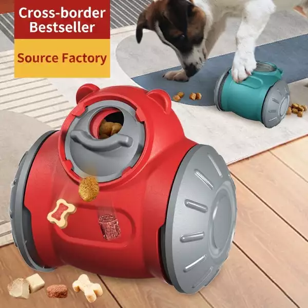Bear Slow Feeder Dog Toy | Adjustable Treat Dispenser for All Size Breeds