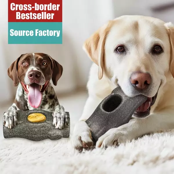 Indestructible Stump Chew Toy for Large Dogs | Freezable Treat Dispenser | Wholesale