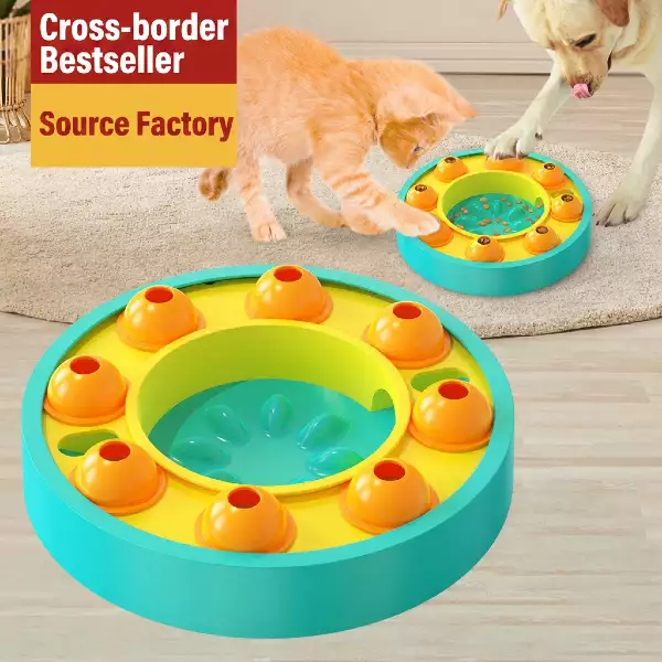 Spinning Treat Dispensing Toy for Cats & Dogs | Slow Feeder Puzzle | Wholesale