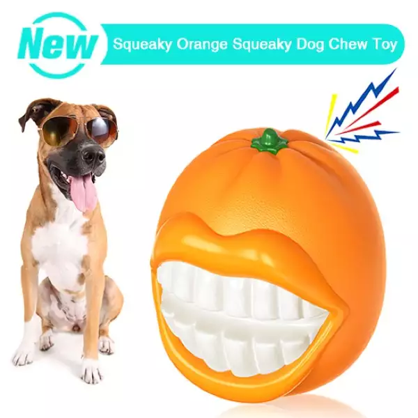 Pet Toy Manufacturer | Squeaky Orange Dog Toy with Floats | OEM Wholesale