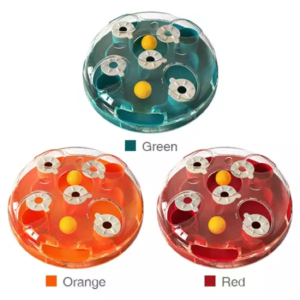 Pet Toy Manufacturer | Interactive Cat Puzzle Box with Food Cups | OEM